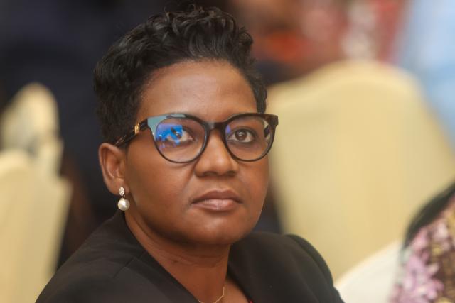 WINDHOEK, 16 September 2026 - Minister of Gender Equality and Child Welfare, Emma Kantema, pictured during the reception to celebrate the 77th anniversary of the founding of the People's Republic of China at the Chinese Embassy in Windhoek. (Photo by: Hesron Kapanga) NAMPA