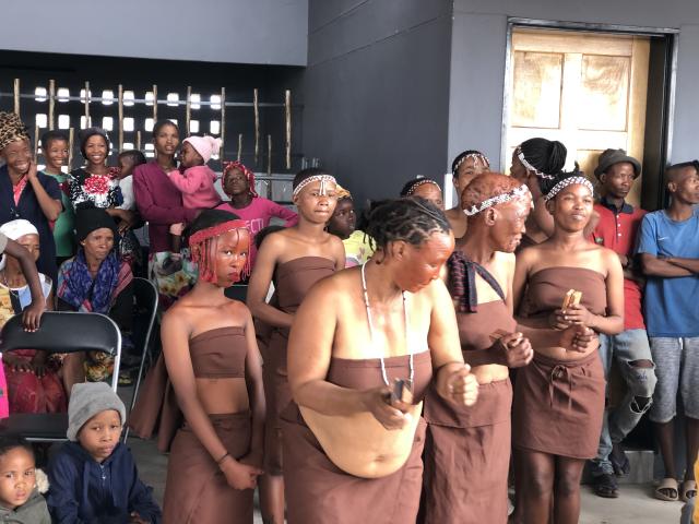 MPUNGU, 18 September 2026- Bravel Mankumpi Primary School at Bravo Settlement in the Mpungu Constituency, Kavango West, joined the Ministry of Education,Innovation ,Youth, Sports,Arts and Culture on Friday in celebrating cultural heritage.

(Photo: Lylie Joel)
NAMPA