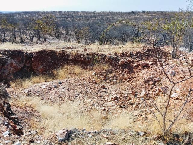 OPUWO, 18 September 2026- A small-scale mining site in the Kunene Region where mining activities stop. (Photo: Kaviveterue Virere) NAMPA 