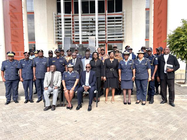 Windhoek, 21 September 2026- Senior Namibian Police Officers attending a succession and career planning training course at NIPAM. (Photo by Eba Kandovazu). NAMPA