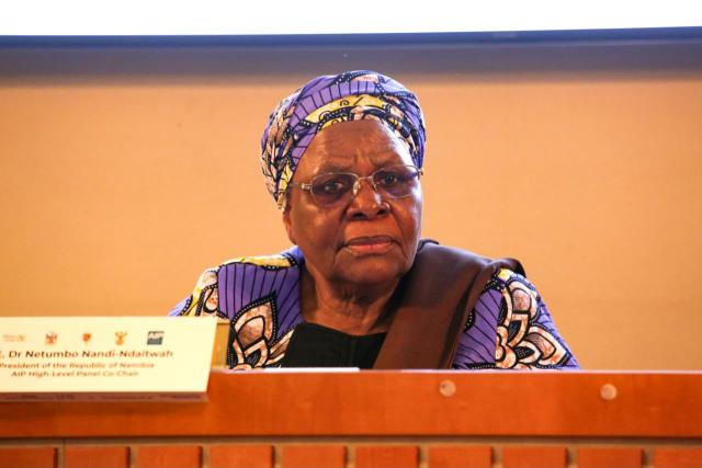 WINDHOEK, 21 September 2026 – President Netumbo Nandi-Ndaitwah during the International High-Level Panel on Water Investments for Africa and Global Cooperation in New York (Photo: Contributed) NAMPA