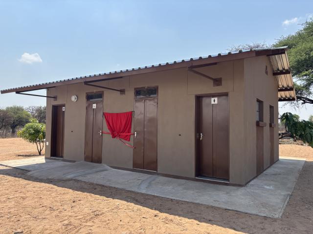 MUPINI, 22 September 2026 - One of the new sanitation facility handed over to the Mupini Health Centre on Tuesday. (Photo by: Sawi Hausiku) NAMPA 