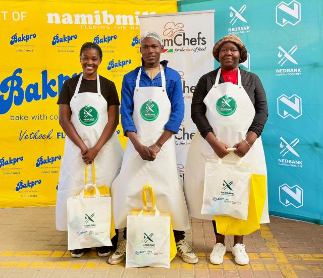 WINDHOEK, 23 September 2026 - Winners (From left to right) – Rauha Simon, Nande Chivela, and Elizabeth Ndaako. (Photo: Contributed) 