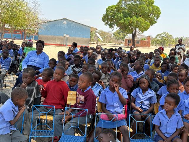 NCAMAGORO, 26 September 2026 - Learners pictured at Mbeyo Primary School in the Ncamagoro Constituency of the Kavango West Region. (Photo: Lylie Joel) NAMPA