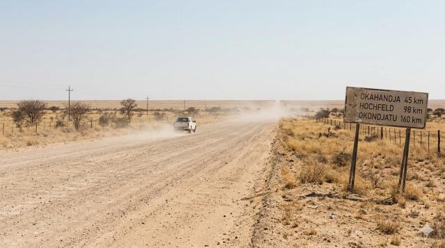 OKONDJATU, 30 September 2026 - The Government has allocated N$305 million under the Medium-Term Expenditure Framework to upgrade the extensive 224-kilometre Okondjatu-Hochfeld-Otjozondu-Okahandja road corridor. (Photo: Contributed) NAMPA