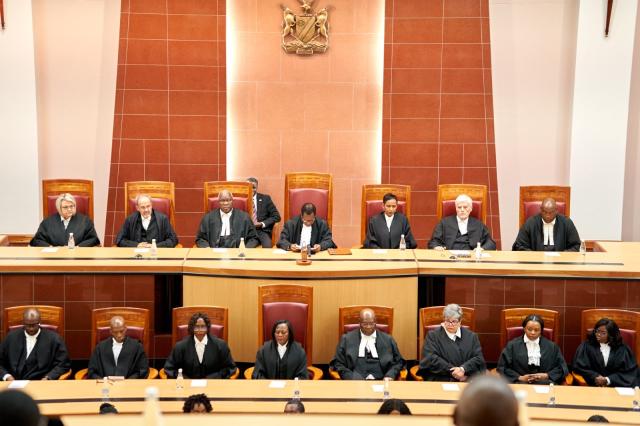 Windhoek, 30 September 2026- Legal professionals paying tribute at the Supreme court. (Photo contributed). NAMPA