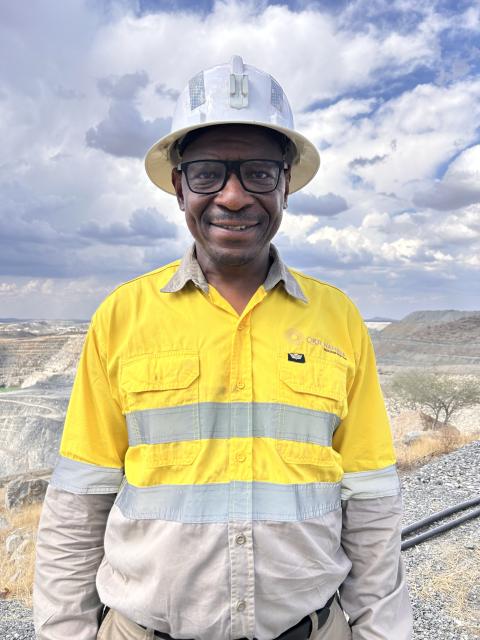 Karibib, 02 October 2026- George Botshiwe, Managing Director of Navachab Gold Mine. (Photo by Eba Kandovazu). NAMPA