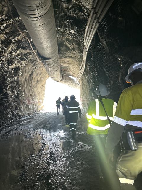 KARIBIB, 02 October 2026 - Underground mining activities at Navachab Gold Mine. (Photo by: Eba Kandovazu) NAMPA