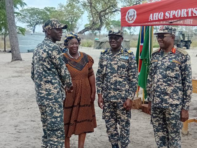 KATIMA MULILO, 05 October 2026 - During the official closing ceremony of the Namibia/Zambia Border clearance and de-bushing operation, several NDF members were honoured with certificates of appreciation for their exemplary efforts and granted five-days of off-duty leave.

(Photo: Michael Mutonga Liswaniso) NAMPA 