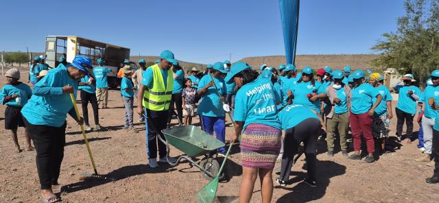 MALTAHÖHE, 06 October 2026- The Maltahöhe Village Council has officially launched its clean up campaign on Monday. (Photo: Joe-Chintha Garises) Nampa 