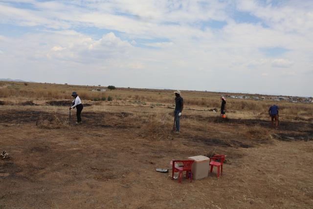 OTJIWARONGO, 11 October 2026 - New residents of the Extension 25 at the newly created residential area at the town. (Photo by: Mulisa Simiyasa) NAMPA
