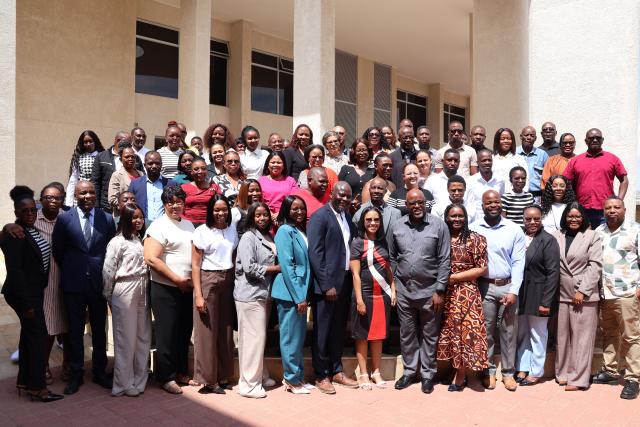 Windhoek, 12 October 2026 - Over 100 officials from various local authorities have gathered at the Namibia Institute of Public Administration and Management (NIPAM) in Windhoek for a capacity-building workshop on International Public Sector Accounting Standards (IPSAS). (Photo by: Uakutura Kambaekua) NAMPA