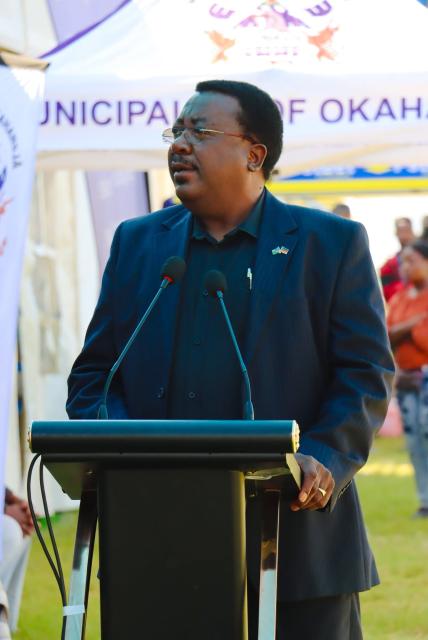 OKAHANDJA, 14 October 2026 - The Chief Executive Officer (CEO) of the Municipality of Okahandja, Alphons Tjitombo, received a disclaimer audit report from Kandjeke. (Photo: Contributed) NAMPA