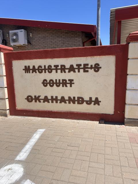 OKAHANDJA, 14 October 2026- Okahandja Magistrate’s Court. (Photo by Eba Kandovazu). NAMPA