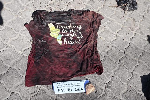 WINDHOEK, 20 October 2026- Shirt found with torso. (Photo contributed) NAMPA