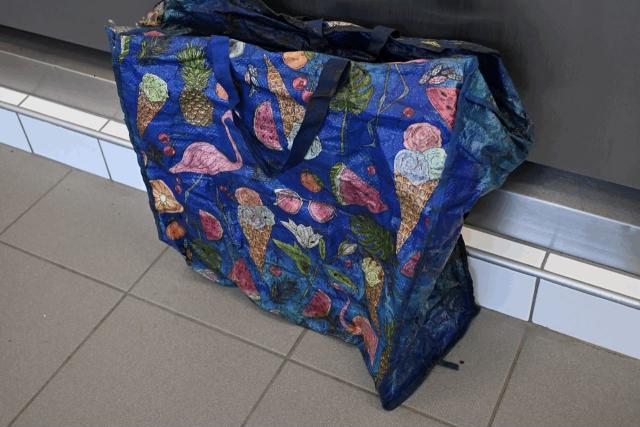 WINDHOEK, 20 October 2026- Bag in which torso was found. (Photo contributed). NAMPA