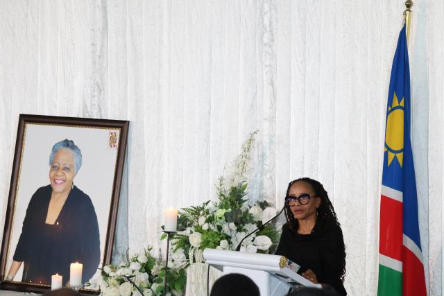 WINDHOEK, 20 October 2026 – Katchina Shiluwa-Marino, daughter of the late former First Lady Penehupifo Pohamba (Photo: Andreas Thomas) NAMPA
