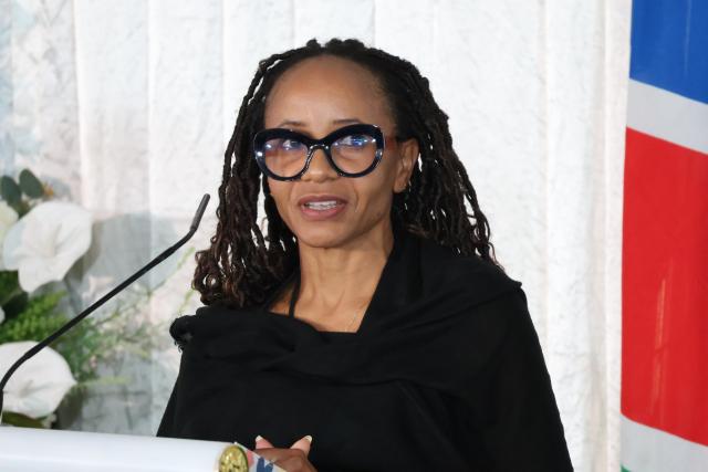 WINDHOEK, 20 October 2026 – Katchina Shiluwa-Marino, daughter of the late former First Lady Penehupifo Pohamba (Photo: Andreas Thomas) NAMPA
