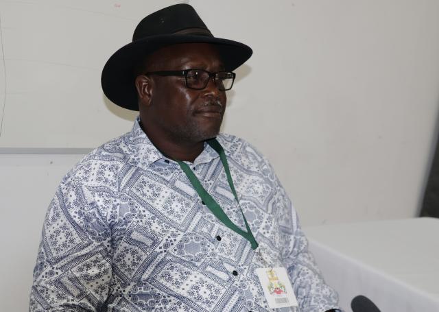 OTJIWARONGO, 20 October 2026 - Chairperson of the Namibia Traditional Authorities Trust, Omukwaniilwa Fillemon Shuumbwa at the 27th annual meeting of the Council of Traditional Leaders in Namibia at Otjiwarongo on Wednesday morning. (Photo by: Mulisa Simiyasa) NAMPA