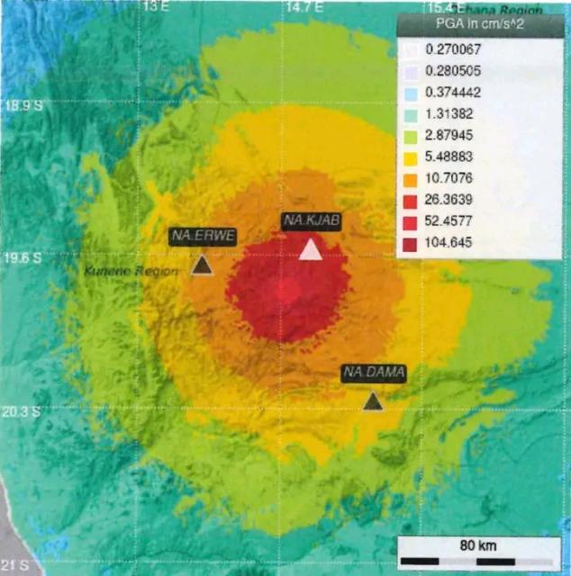 OPUWO, 22 October 2026- The Ministry of Industries, Mines and Energy, through the Geological Survey of Namibia, has confirmed that a magnitude 4.9 earthquake was recorded near Kamanjab on Wednesday night. (Photo: Contributed) NAMPA