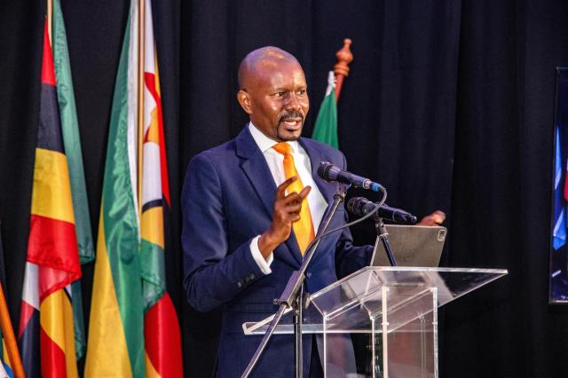 WINDHOEK, 23 October 2026 - COLLECTED: The Namibia Revenue Agency (NamRA) announced on Thursday it collected net revenue of N$42.4 billion by 30 September 2026, which is 51.4% of its N$82.6 billion target for 2026/27. 

(In the photo, NamRA Commissioner, Sam Shivute). 

(Photo contributed) NAMPA