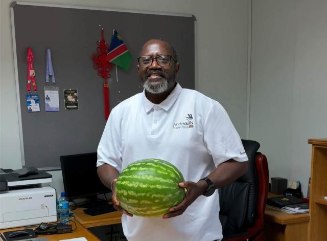 KATIMA MULILO, 23 October 2026 – 
Zambezi Vocational Training Centre Manager, Richard Kambinda expressed optimism about the harvest, noting that the achievement highlights the success of the institution's hands-on training model.

(Photo: Contributed)
