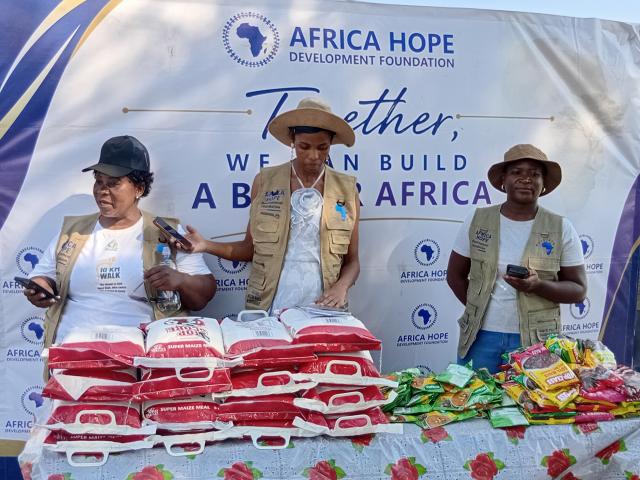 KATIMA MULILO, 25 October 2026 - The Africa Hope Development Foundation has pledged to establish a permanent partnership with a highly vulnerable, female-headed community here to transition residents from immediate relief to long-term self-reliance.

(Photo: Michael Mutonga Liswaniso) NAMPA 