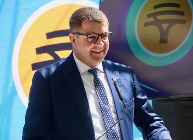 WINDHOEK, 27 October 2026 - Minister of Education, Youth, Sport, Arts and Culture Dino Ballotti pictured during the official launch of the Women’s Super League in Windhoek. (Photo by: Hesron Kapanga) NAMPA