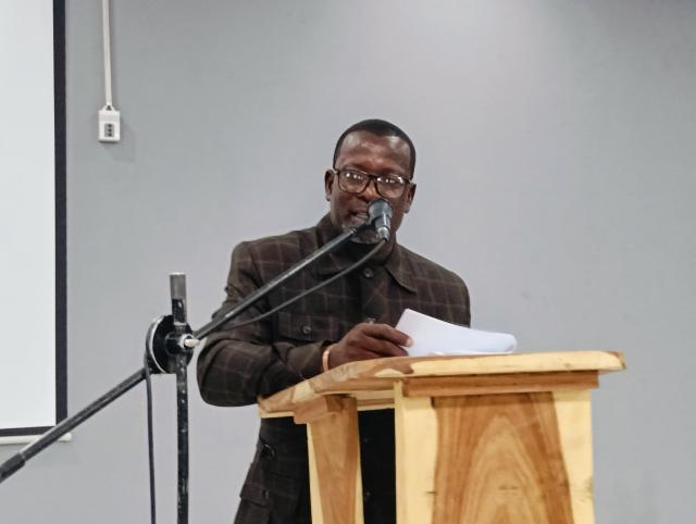 OPUWO, 31 October 2026- Western Muharukua Chairperson of Kunene Regional Council and Opuwo Rural Constituency Councillor during the launch of the Mayoral We Care Relief Fund in Opuwo on Friday. (Photo: Kaviveterue Virere, NAMPA