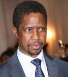 WINDHOEK, 20 March 2015 - President of Zambia Edgar Lungu pictured while attending Namibia\'s 25th Silver Jubilee celebration dinner at Safari Hotel. (Photo by: Joseph Nekaya) NAMPA