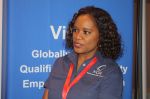 Windhoek, 26 May 2015 - Namibia Qualifications Authority (NQA) Manager for Marketing and Communications Catherine Shipushu photographed during the seventh annual Sanlam Namibia investment career expo on Tuesday. (Photo by Martha Kanime) NAMPA