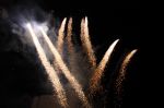 WINDHOEK, 01 January 2016 - Fireworks displayed at the City of Windhoek municipal building in Independence Avenue at midnight during the New Year's Eve celebrations. (Photo by : Anna Salkeus) NAMPA
