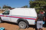 OUTJO, 26 June 2016 - Members of the Namibian Police Force (NamPol)’s mortuary department removing the body of a 68-year-old woman who was found dead at her house in Outjo. (Photo by: Mulisa Simiyasa) NAMPA