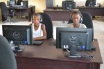 KHORIXAS, May 2017 - Learners use the computers donated to the Internet Cafe in Khorixas by the Namibia-German Special Initiative Programme. (Photo: Contributed)