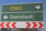 OKAMATAPATI, 19 August 2017 - A signboard to Okamataptati settlement in the Otjozondjupa Region. (Photo by: Mulisa Simiyasa) NAMPA