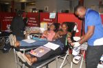 WINDHOEK, 01 October 2019 - Students from the International University of Management pictured on Tuesday while donating blood to the Namibia Blood Transfusion Service in the capital. (Photo by: Paulus Hamutenya) NAMPA