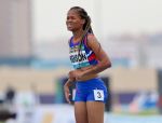 DUBAI, 10 November 2019 – Johanna Benson, Namibia’s T37 athlete while in action during the T37, 400m heats at the 2019 International Paralympic Committee (IPC) World Para Athletics Championships in Dubai, United Arab Emirates. (Photo by: Hesron Kapanga) NAMPA