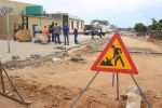 OTJIWARONGO, 31 March 2021 - Road works on the portion of the Rikumbi Kandanga Street at Otjiwarongo. (Photo by: Mulisa Simiyasa) NAMPA