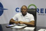 OTJIWARONGO, 21 April 2022 - The Central North Regional Electricity Distributor (Cenored)'s Public Relations Officer, Charlie Matengu speaks at a media briefing Thursday morning in connection with the two day power outage for the residents of Kombat, Otavi and nearby farms. (Photo by: Mulisa Simiyasa) NAMPA 