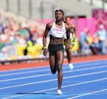 BIRMINGHAM, 04 August 2022 – Namibia’s 200 metre (m) female sprinter Christine Mboma in action at the Alexander Stadium in the 200m women heats during the 2022 Birmingham Commonwealth Games. (Photo by: Hesron Kapanga) NAMPA