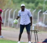 WINDHOEK, 04 December 2022 – University of Namibia (UNAM) Football Club head coach Ronnie Kanalelo pictured during round six of the Debmarine Namibia Premiership at the UNAM Stadium. (Photo by: Hesron Kapanga) NAMPA