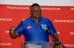 WINDHOEK, 03 March 2023 - Namibia School Sports Union (NSSU) national coordinator Roger Kambatuku pictured during the launch of the 2023 Momentum Namibia Youth Rugby Invitational. (Photo by: Hesron Kapanga) NAMPA