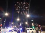 WINDHOEK, 01 January 2024 - Windhoek residents marvel at the fireworks display as the city welcomes 2024. (Photo by: Andreas Thomas) NAMPA 