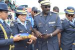 WINDHOEK, 01 February 2024 - Namibian Police Force Inspector General Joseph Shikongo pictured during the second phase of the police mass promotion at the Israel Patrick Iyambo Police College on Wednesday. (Photo by: Andreas Thomas) NAMPA 