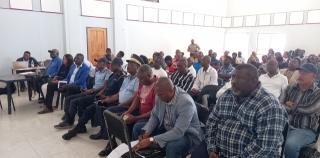 OPUWO, 22 August 2024 - The Roads Authority met with Kunene citizens on Thursday in Opuwo to modify the Roads Master Plan for the Otjozondjupa, Omaheke, Kunene, and Erongo regions. (Photo by: Uakutura Kambaekua) NAMPA