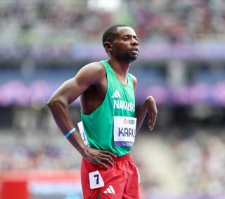 PARIS, 03 September 2024  – Paralympic sprinter Petrus Karuli pictured during the men’s T37 400m heats at the Stade de France during the Paris 2024 Paralympic Games. (Photo by: Hesron Kapanga) NAMPA