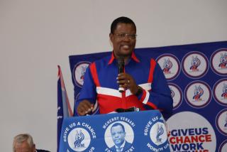 WINDHOEK, 05 September 2024 - PDM president McHenry Venaani. (Photo by: Andreas Thomas) NAMPA
