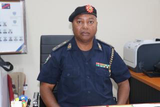 KATIMA MULILO, 17 October 2024 - The Namibian Police Force Regional Commander for Zambezi, Commissioner Andreas Shilelo. (Photo: Contributed)