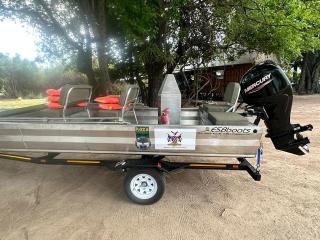 KATIMA MULILO, 20 October 2024 - One of the patrol boats used in the Sikunga Conservancy. (Photo: Contributed)
