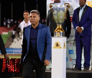 WINDHOEK, 19 October 2024 - Ricardo Mannetti pictured during the Dr Hage Geingob Cup Cup final at the Independence Stadium. (Photo by: Hesron Kapanga) NAMPA